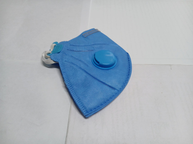 Mask FFP2 سوپاپدار با گوشواره مخصوص گردوغبار و مصارف آرایشی و صنعتی